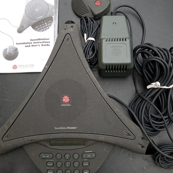 POLYCOM Premier Soundstation Set with Manual - Picture 2 of 6